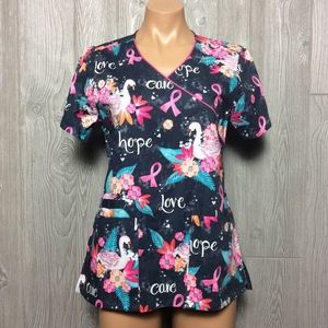 New Brest Cancer Awareness with Pretty Swan Scrub